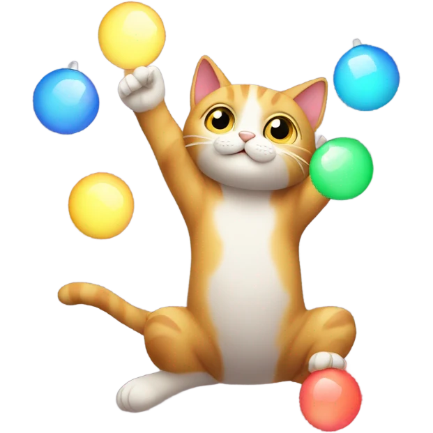 Cat lifting lights emoji