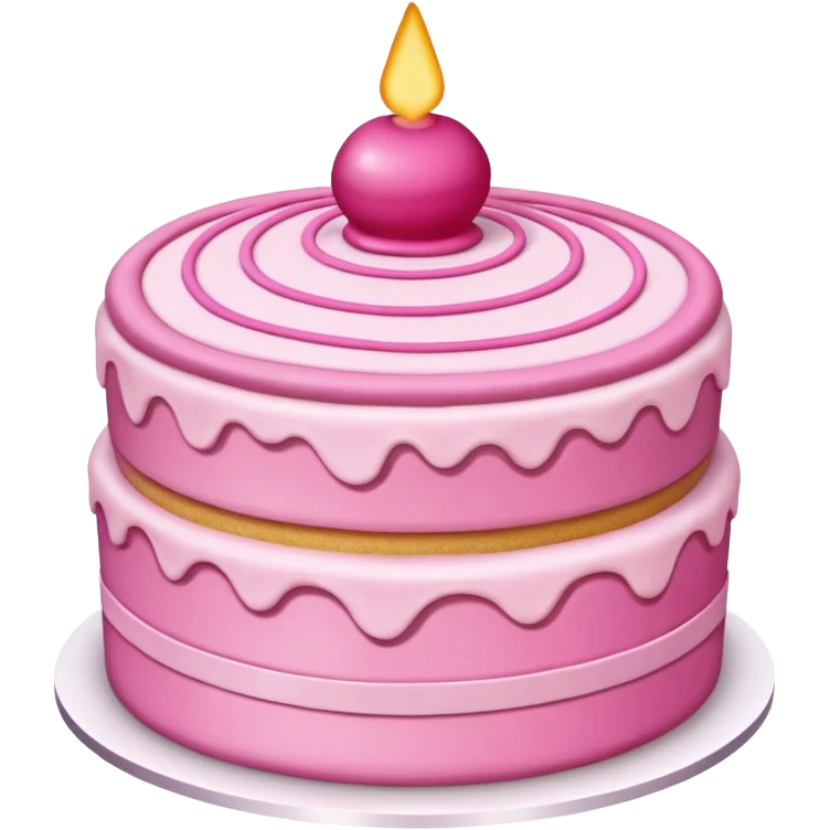 pink cake emoji