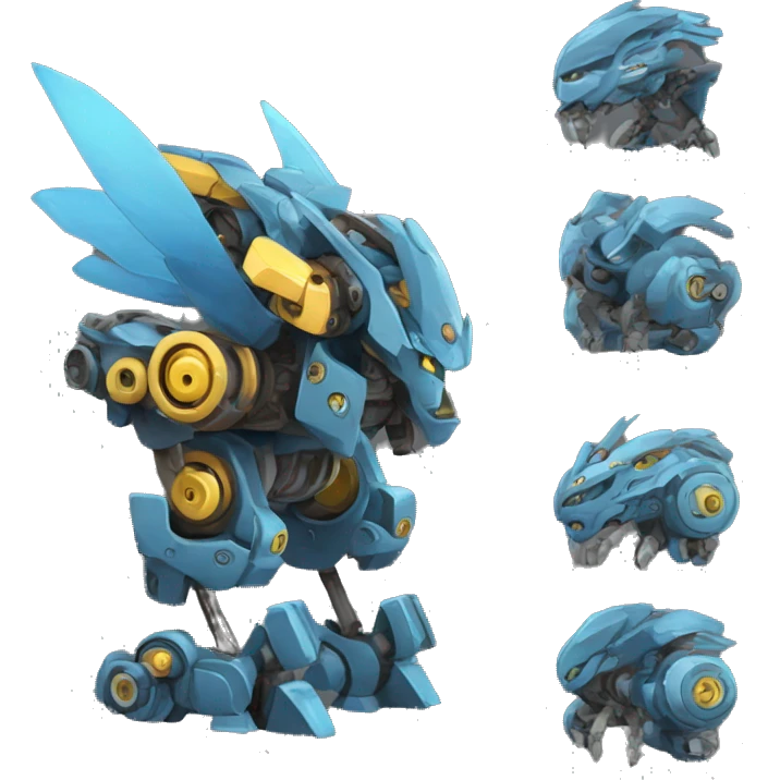 Mechanical Pokémon-Digimon-dragon-Bionicle-Mecha emoji