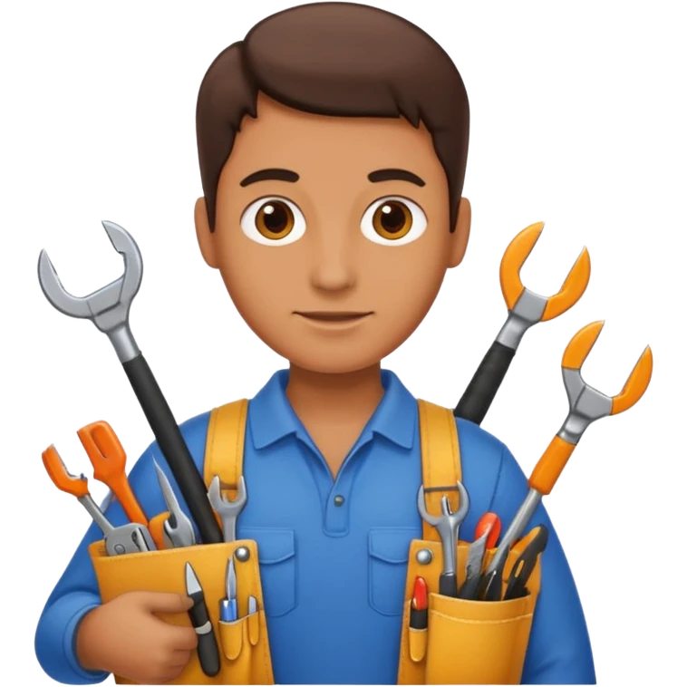 person with toolkit emoji