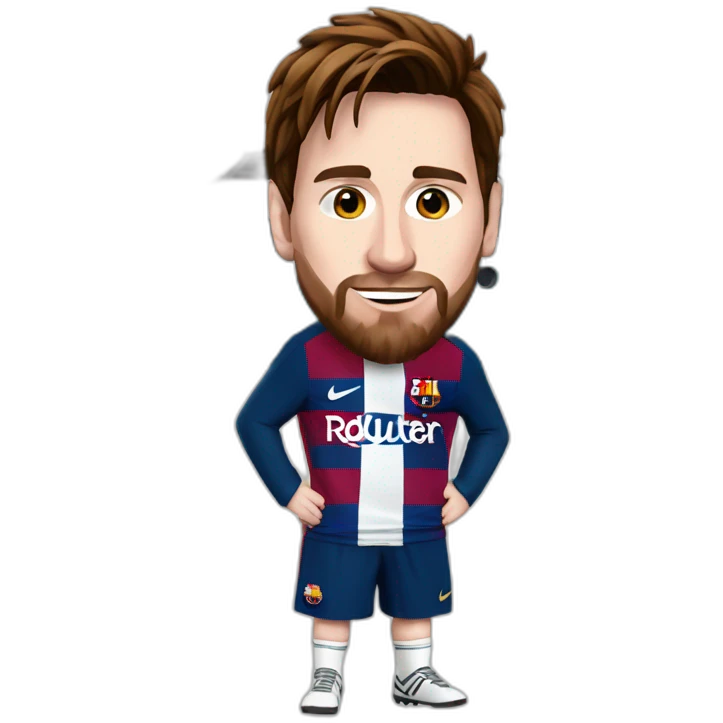 leo messi on a yacht emoji