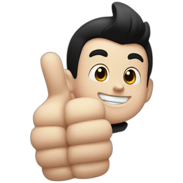Astro boy thumbs up emoji