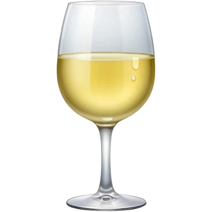 glass of white wine  emoji