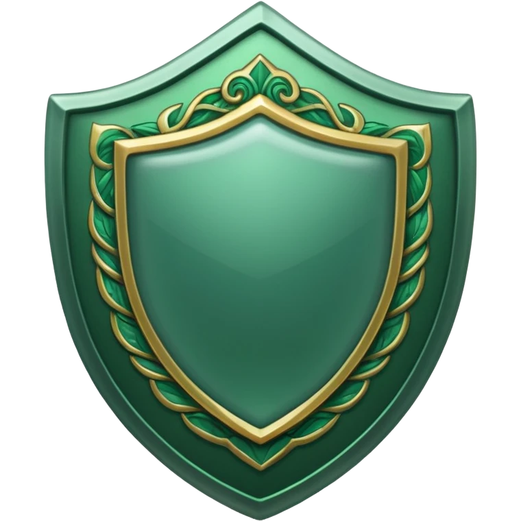 green frosted shield emoji
