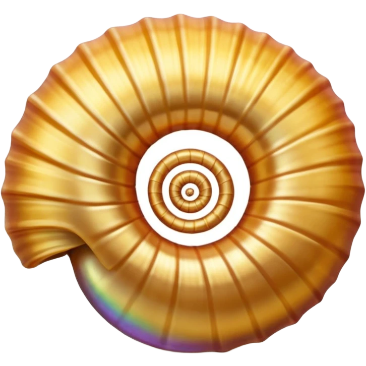 seashell gold emoji