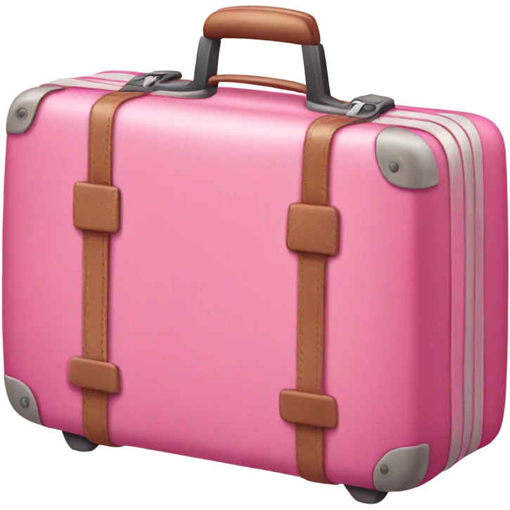 pink suitcase  emoji