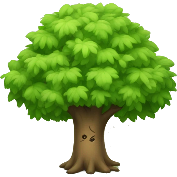cute tree emoji