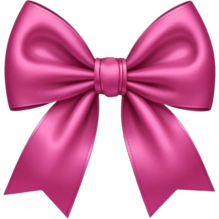 dark pink bow emoji