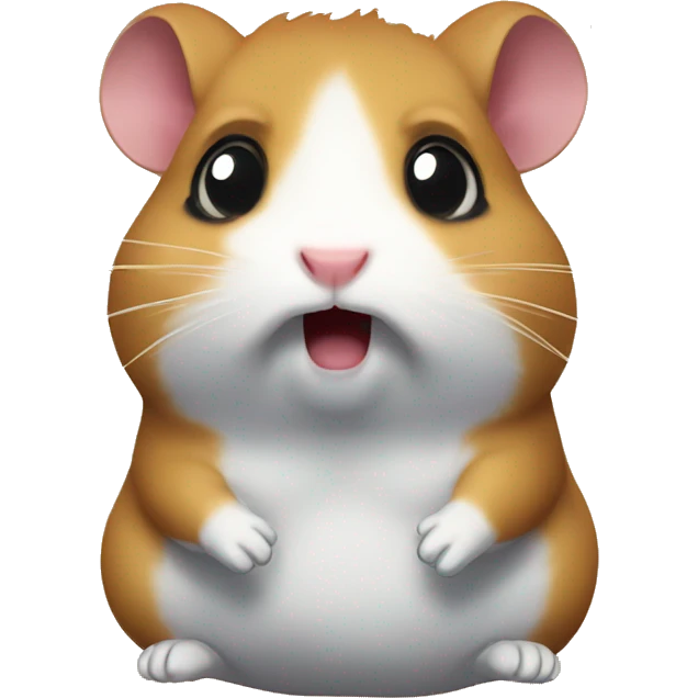 Vexed hamster emoji