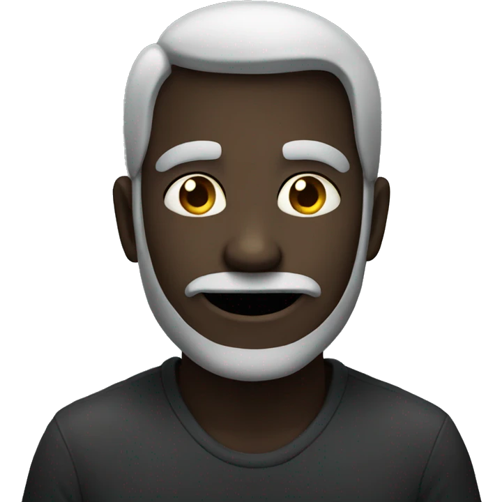 Dark smile emoji