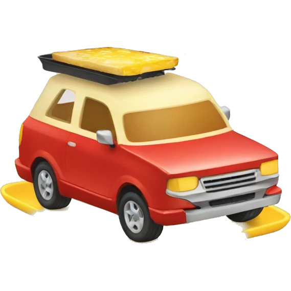 Cars qui mange une raclette  emoji