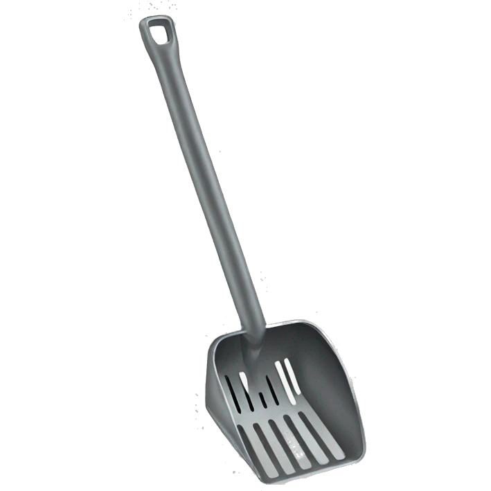 Metal litter scoop  emoji