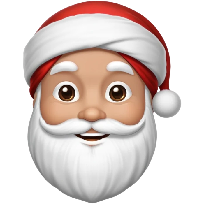 darker brown faced santa with turban emoji