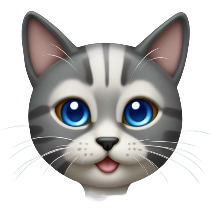 Gato siamés con ojos azules  emoji