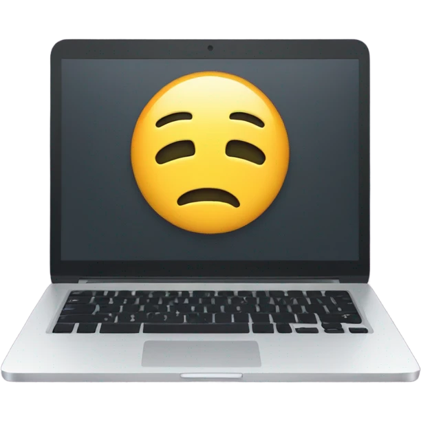 laptop with code emoji