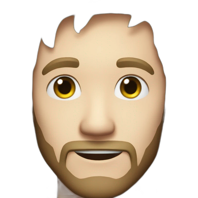 Pewdiepie zoomed in face emoji