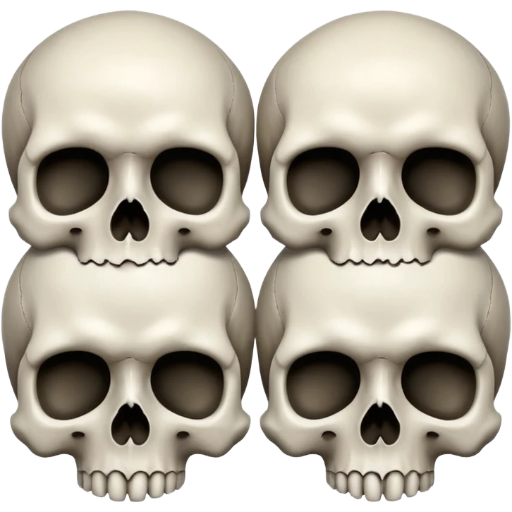 Skulls emoji