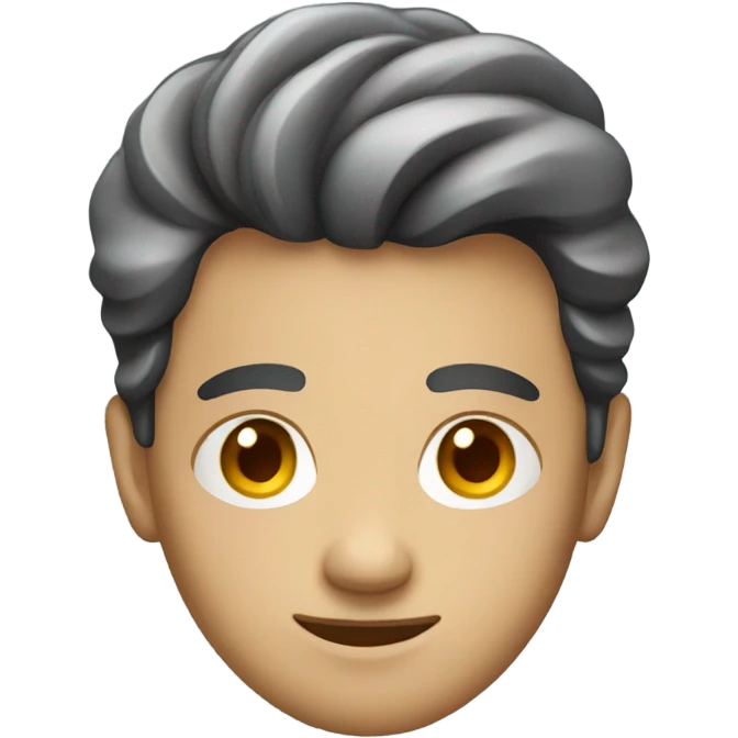 confident male portrait style emoji