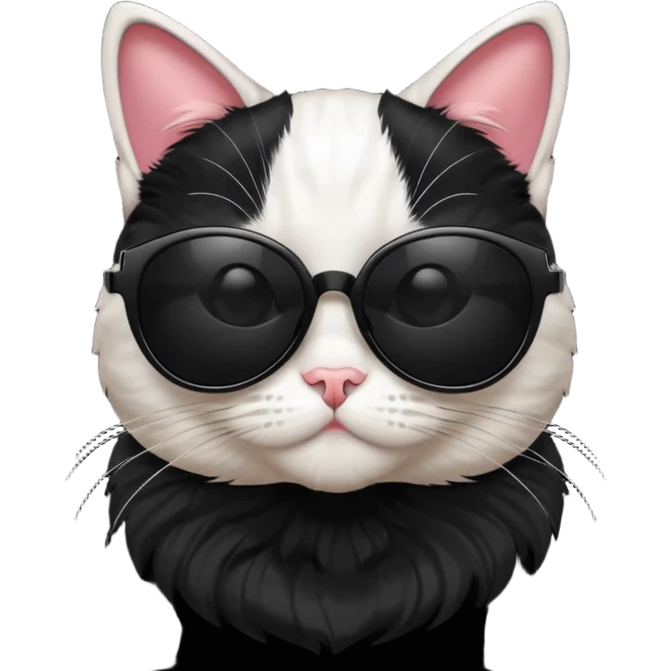 Cat wearing sunglasses emoji