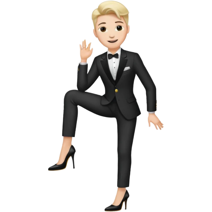 misterr with high heels emoji