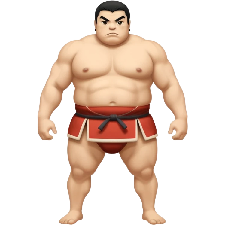 Japanese Sumo wrestler I position of atack emoji