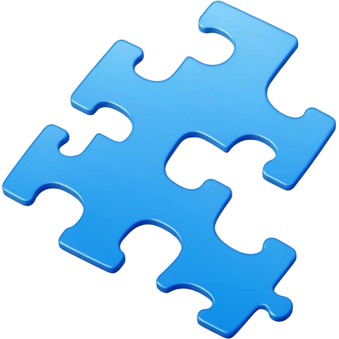 one single Puzzle Piece emoji