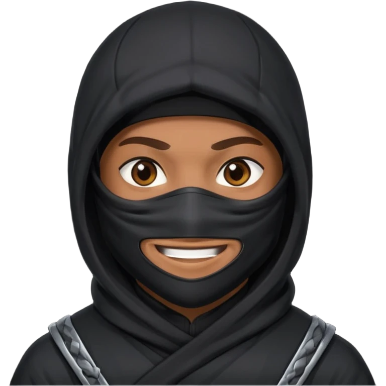 Ninja con ojos de enamorado  emoji