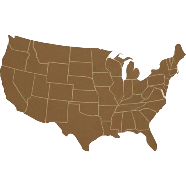 mapa usa emoji