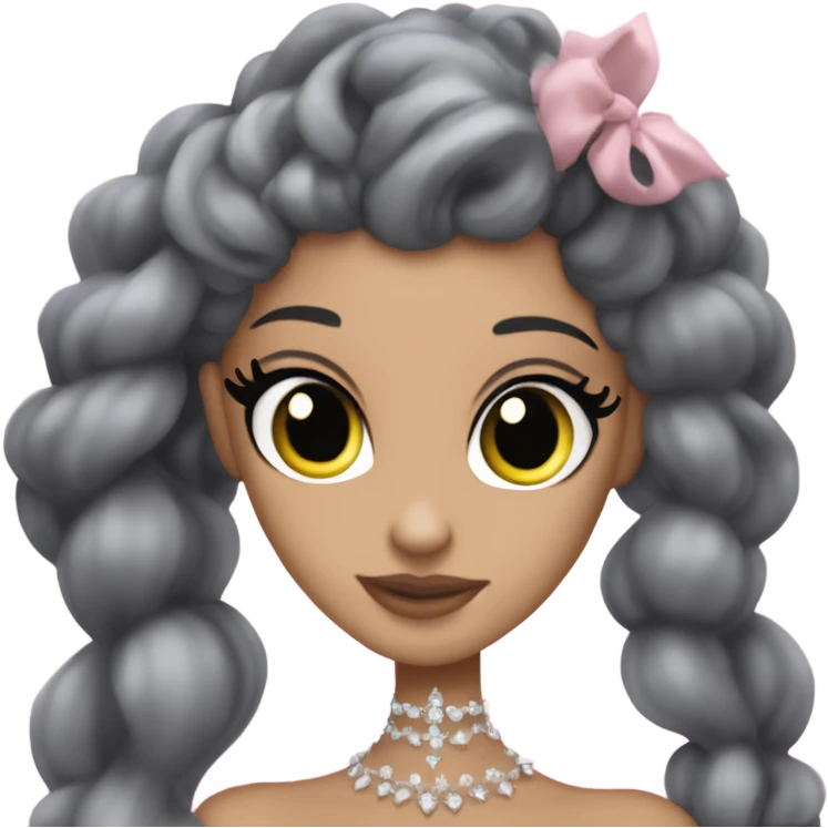 ariana grande as galinda in the wicked movie emoji