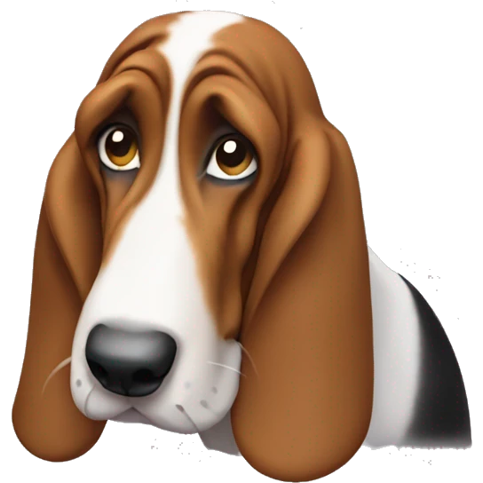 basset hound  emoji
