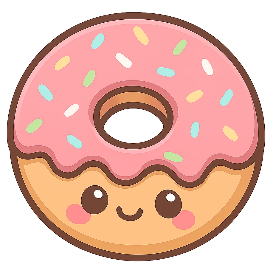 一个甜甜圈 emoji