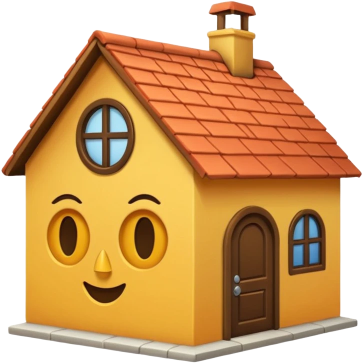 Дом с замко́м emoji