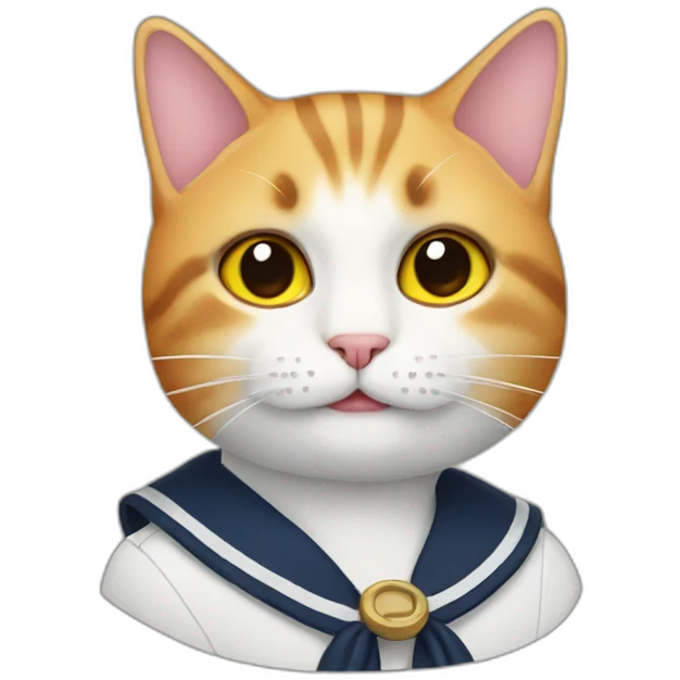 cat sailor emoji