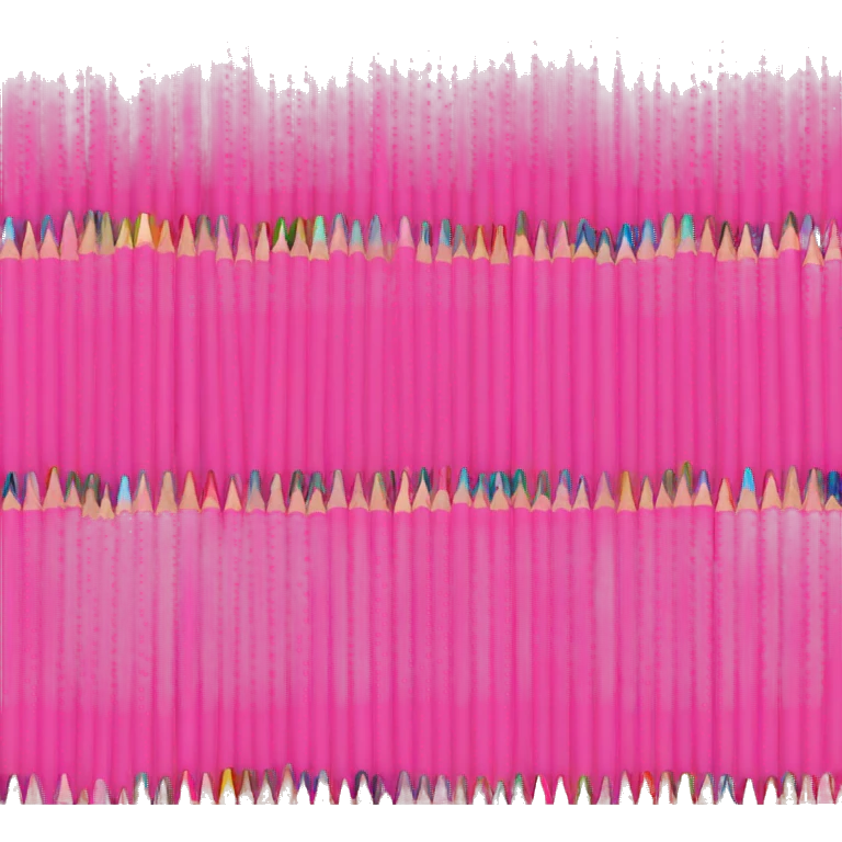 Pink crayons emoji