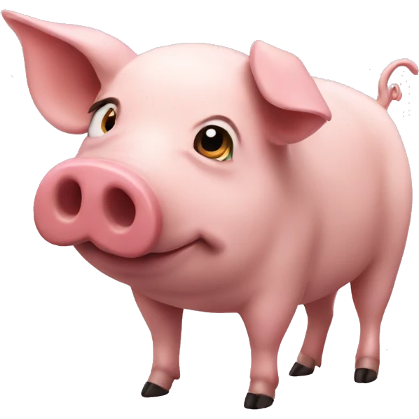 Pig in heals  emoji