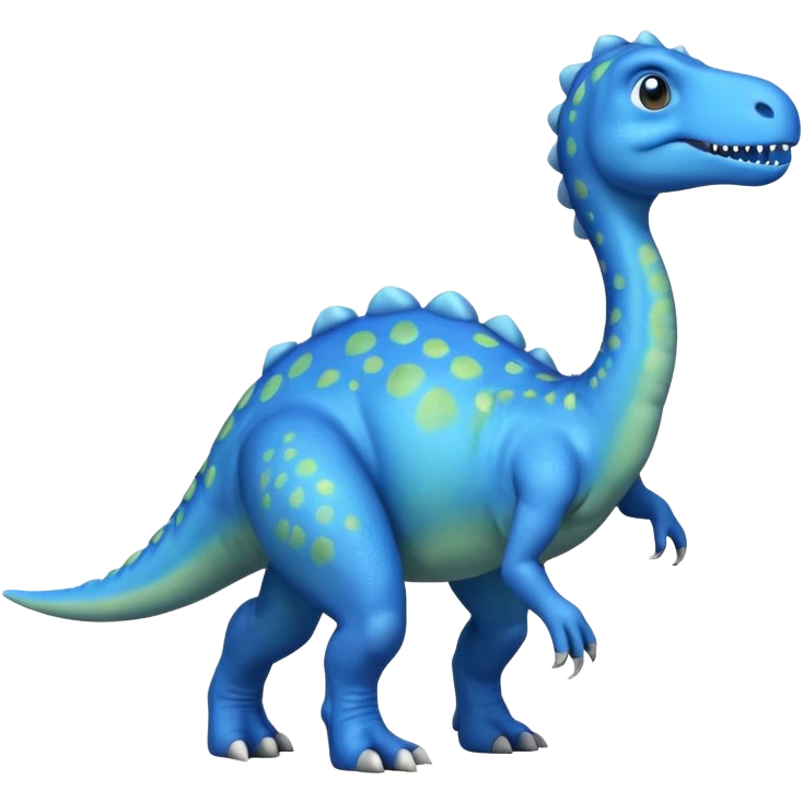 small herbivorous celestial dinosaur that walks on all fours emoji