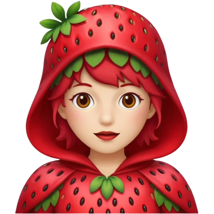 singer strawberry friut emoji