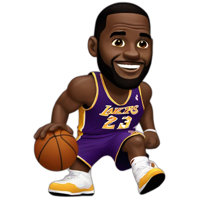LeBron jams emoji