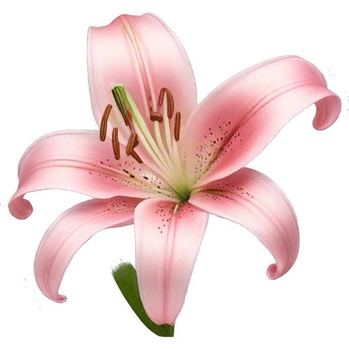light pink lilium emoji