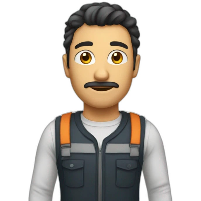 Homme énervé emoji