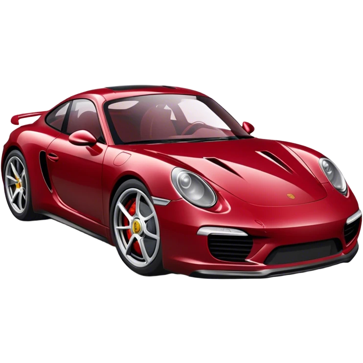 Wine red porsche emoji