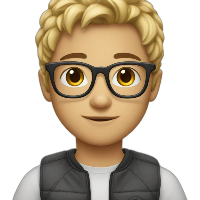 cute-teen-glasses emoji