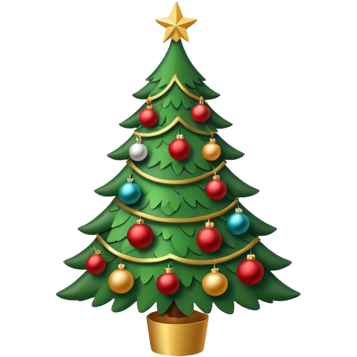 Christmas tree emoji