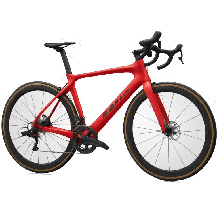 giant brand red road bike emoji