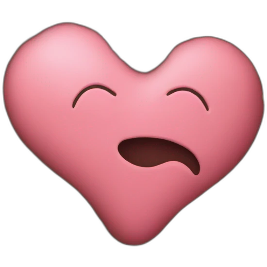 Heart in mud emoji