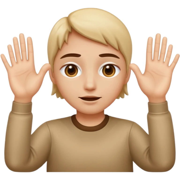 face with hands for eyes emoji