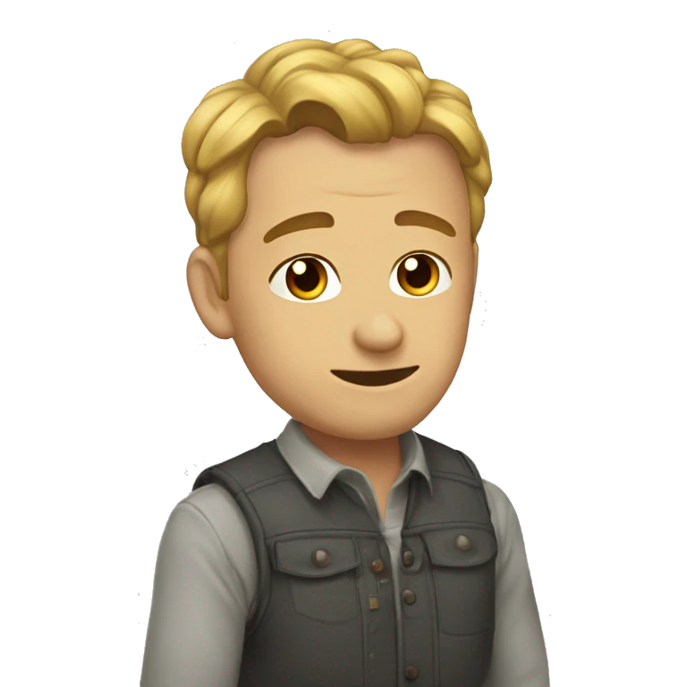Блондинка с макияжем  emoji