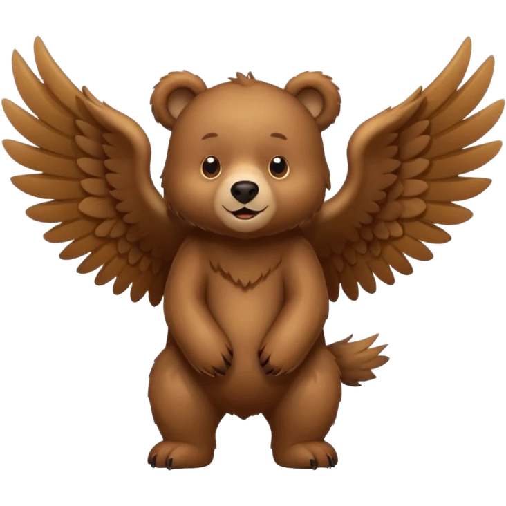 bear with wings emoji