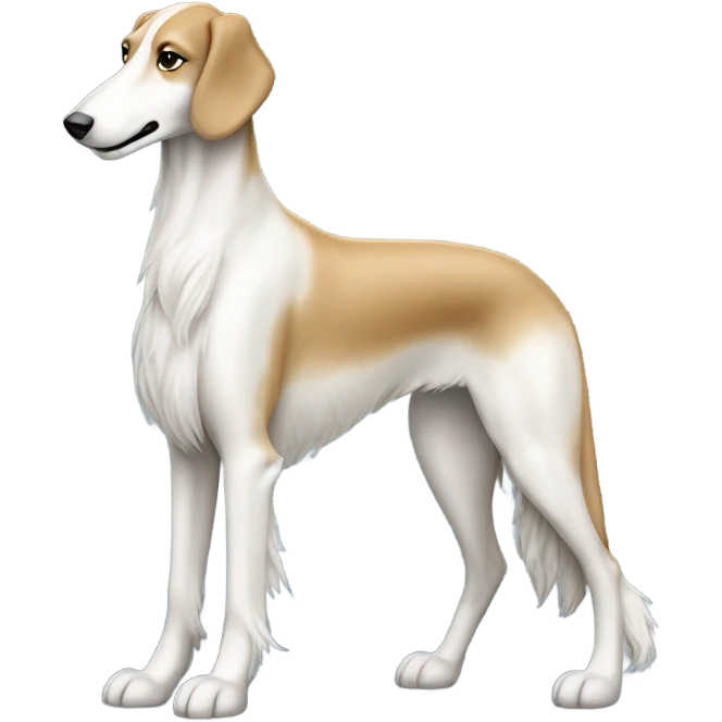 borzoi dog emoji