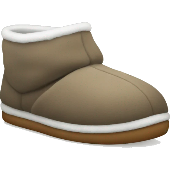 cozy slippers emoji